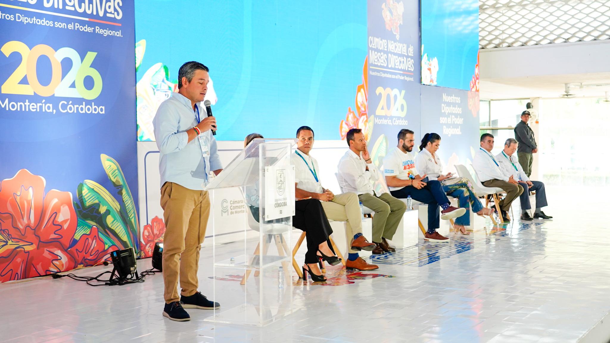 Vista general de la Cumbre Nacional de Mesas Directivas 2026 en Montería, Córdoba